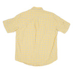 NAUTICA Mens Shirt Yellow Check M