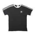 ADIDAS ORIGINALS Mens Black & White Graphic T-Shirt S Short Sleeve Crew Neck