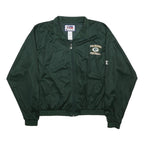 CHAMPION Mens Green Packers Football Track Jacket XL Polyester Zip Plain