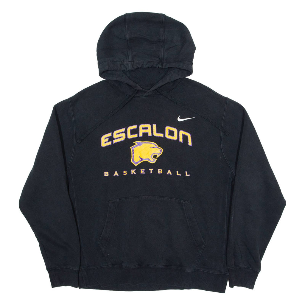 NIKE Escalan Basketball Mens Black Hoodie USA M