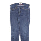 TOMMY HILFIGER Womens Slim Blue Denim Slim Jeans W28 L28 Denim Zip
