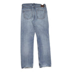 LEVI'S Mens Regular Fit Straight Blue Denim Light W32 L32 Zip Jeans Casual