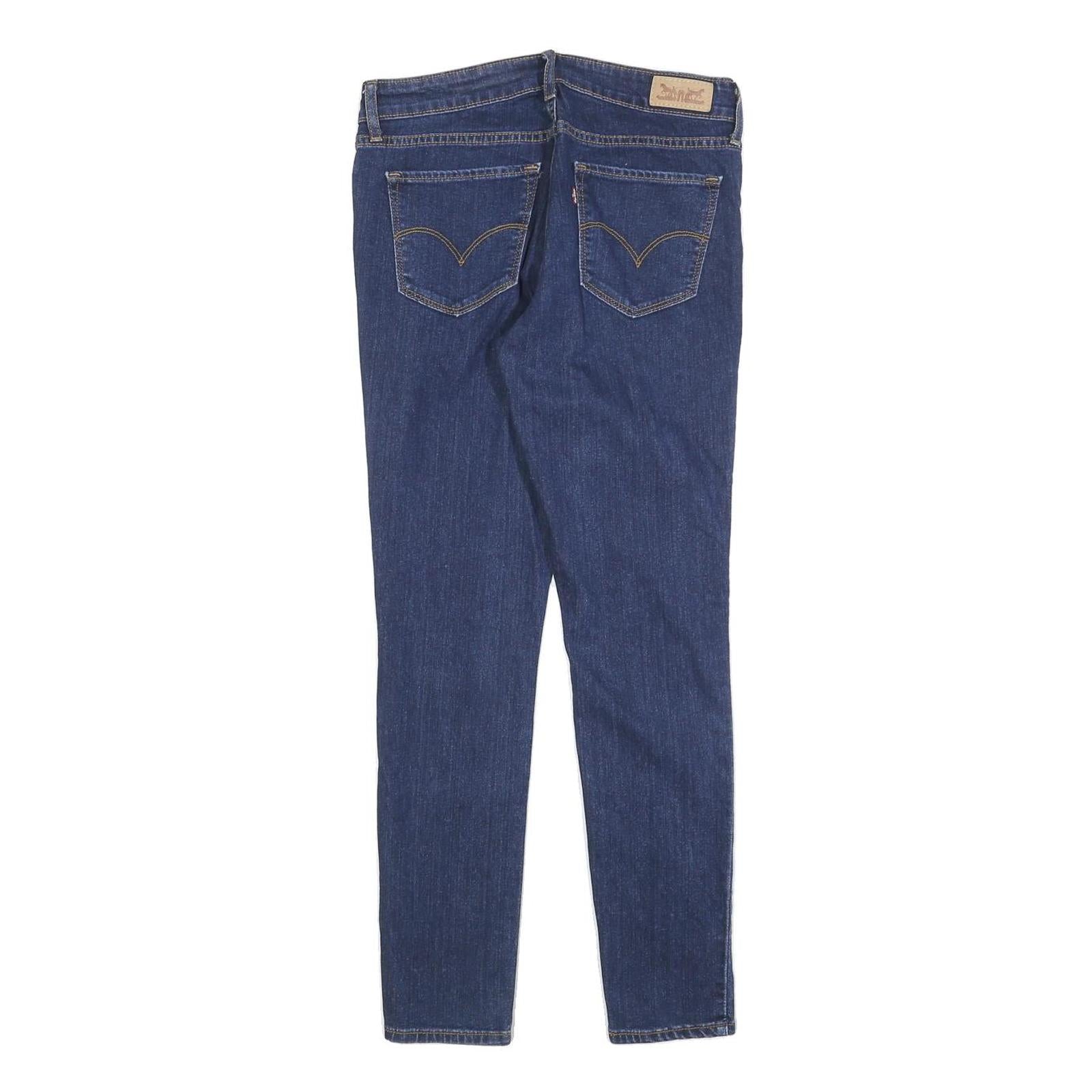 LEVI'S 711 Womens Jeans Blue Slim Skinny Denim Medium W26 L28 Stretch Cotton