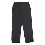 MAMMUT Womens Black Nylon Regular Fit Straight Zip Trousers W28 L32 Outdoor