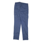 BOGGI Mens Cotton Blend Blue Slim Cargo Trousers W29 L32 Casual Zip