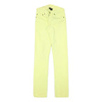 LEVI'S 511 Slim Womens Jeans Yellow Slim Cotton Blend W26 L33 Stylish Zip