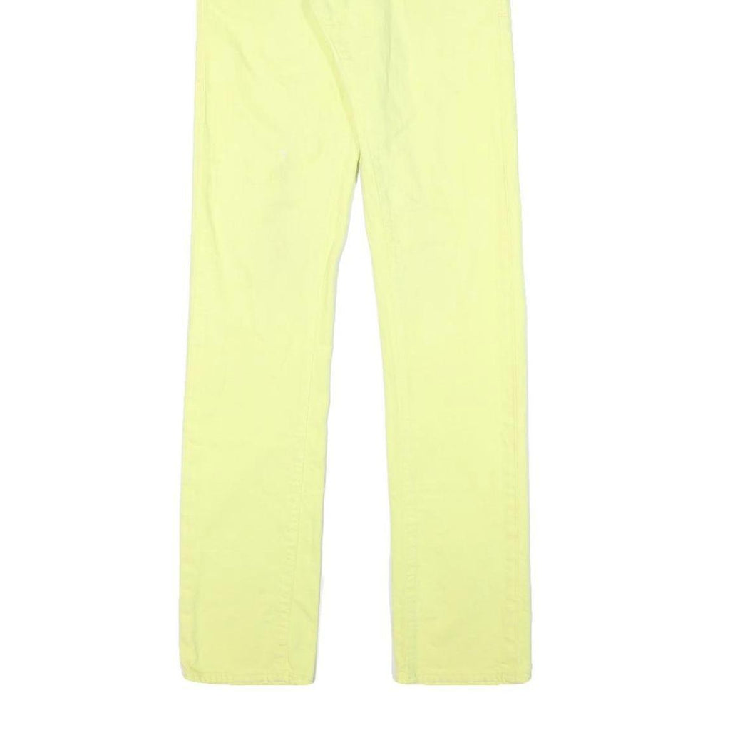 LEVI'S 511 Slim Womens Jeans Yellow Slim Cotton Blend W26 L33 Stylish Zip