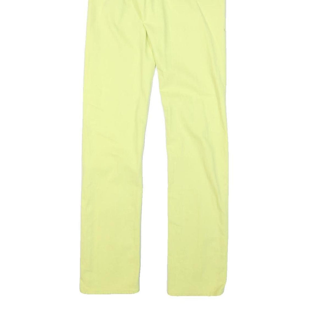 LEVI'S 511 Slim Womens Jeans Yellow Slim Cotton Blend W26 L33 Stylish Zip