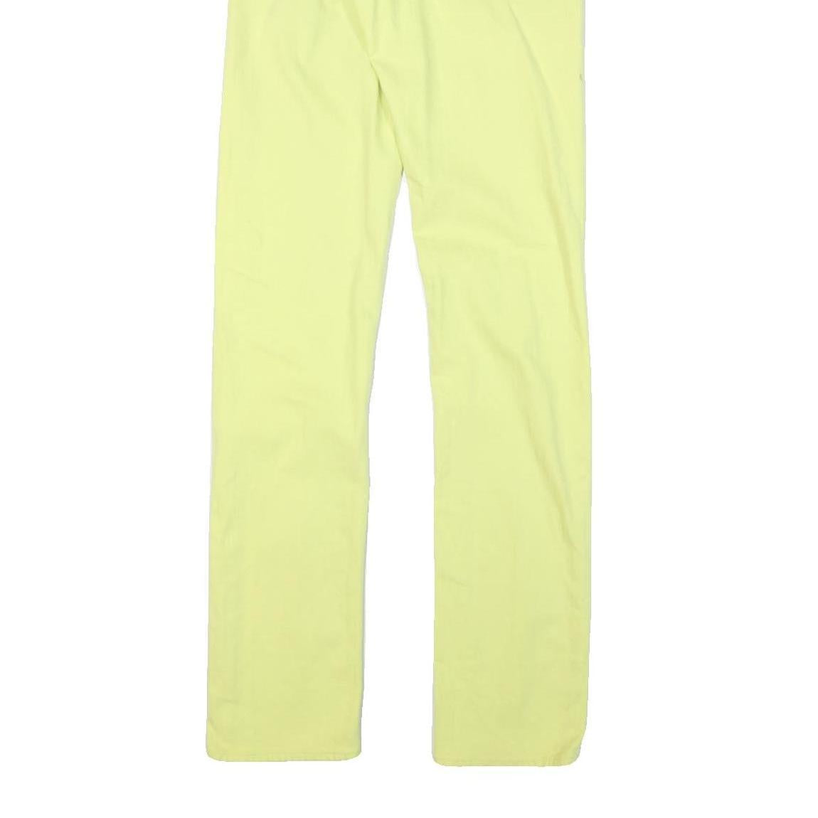 LEVI'S 511 Slim Womens Jeans Yellow Slim Cotton Blend W26 L33 Stylish Zip