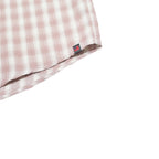 WOOLRICH Mens Red & White Check Shirt L Lightweight Summer Button Up