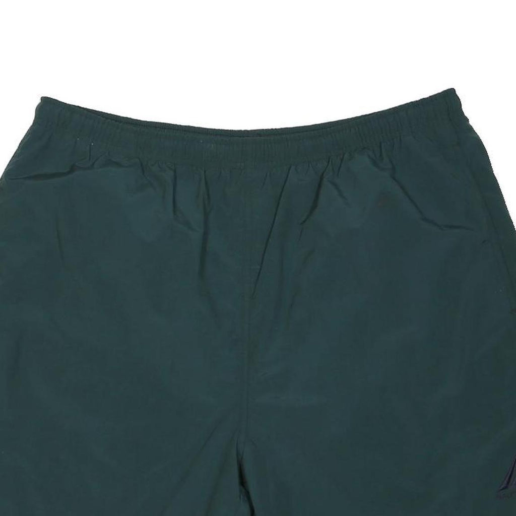 NAUTICA Mens Shorts Green Casual Plain L W35 Outdoor Lightweight