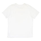 PUMA Mens White & Green Graphic T-Shirt XL Short Sleeve Crew Neck Printed Logo