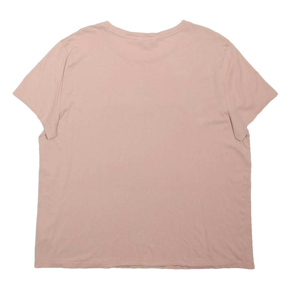 TOMMY HILFIGER Mens Beige 2XL Graphic T-Shirt Short Sleeve Crew Neck Logo