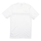 NIKE Mens White & Black Graphic T-Shirt S Short Sleeve Crew Neck Sports Casual