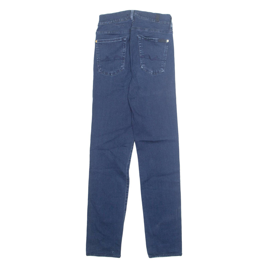 7 FOR ALL MANKIND Womens Jeans Blue Regular Tapered W24 L28