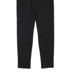 JOSEPH Womens Black Slim Trousers W27 L28 Polyester Blend Elastic Waist