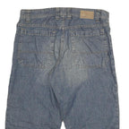 LERROS Mens Shorts Blue XL W34 Cotton Blend Casual Denim Style Pocketed