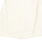 EMPORIO ARMANI Womens Cream Jacket M Linen Blend Plain Button Closure Classic