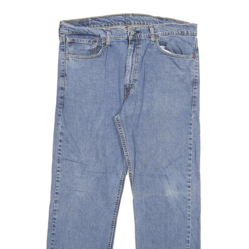 LEVI'S 505 Mens Jeans Blue Relaxed Straight Denim Medium W38 L30 Classic Casual