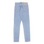 LEVI'S 501S Womens Blue & Light Slim Skinny Denim Cotton Blend Light W24 L30
