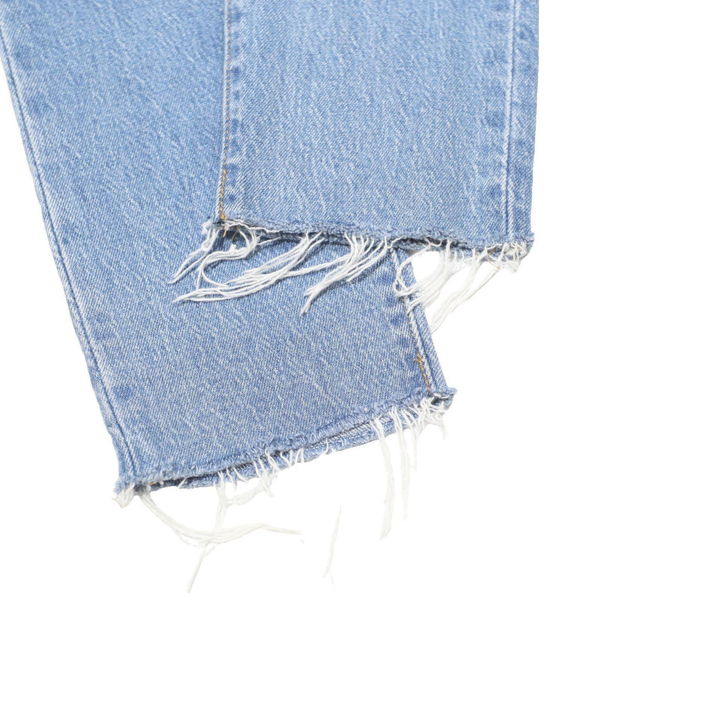 LEVI'S 501S Womens Blue & Light Slim Skinny Denim Cotton Blend Light W24 L30