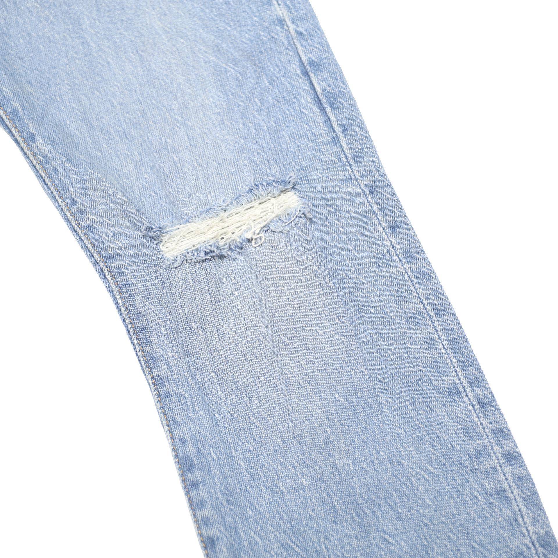 LEVI'S 501S Womens Blue & Light Slim Skinny Denim Cotton Blend Light W24 L30