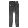 DIESEL Low Waist Stretch Womens Trousers Black Slim Jegging W26 L32