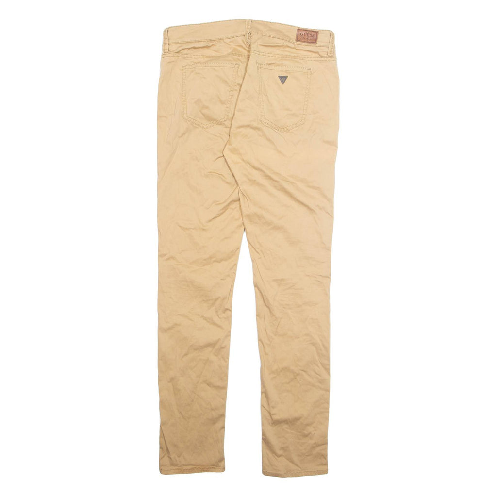 GUESS Womens Jeans Beige Regular Skinny W29 L31