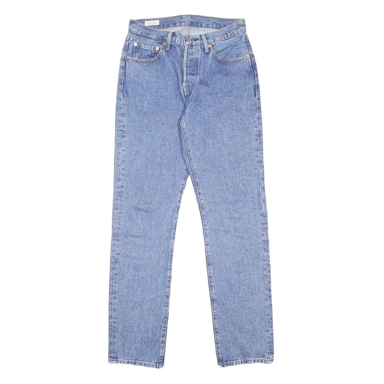 LEVI'S 501 BIG E Womens Jeans Blue Regular Straight Denim Medium W26 L32 Classic