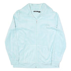 ESMARA Womens Blue Outdoor Jacket L Polyester Blend Woven Plain Zip Relaxed Fit