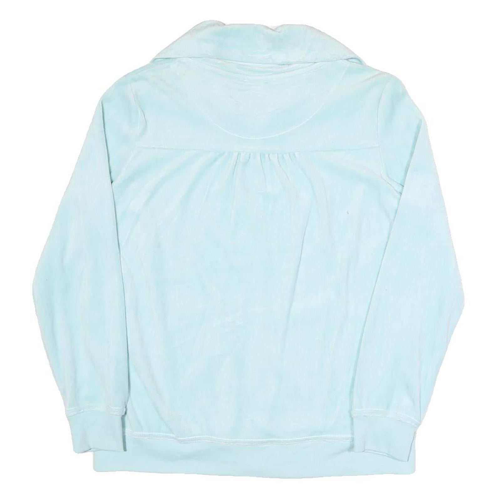 ESMARA Womens Blue Outdoor Jacket L Polyester Blend Woven Plain Zip Relaxed Fit