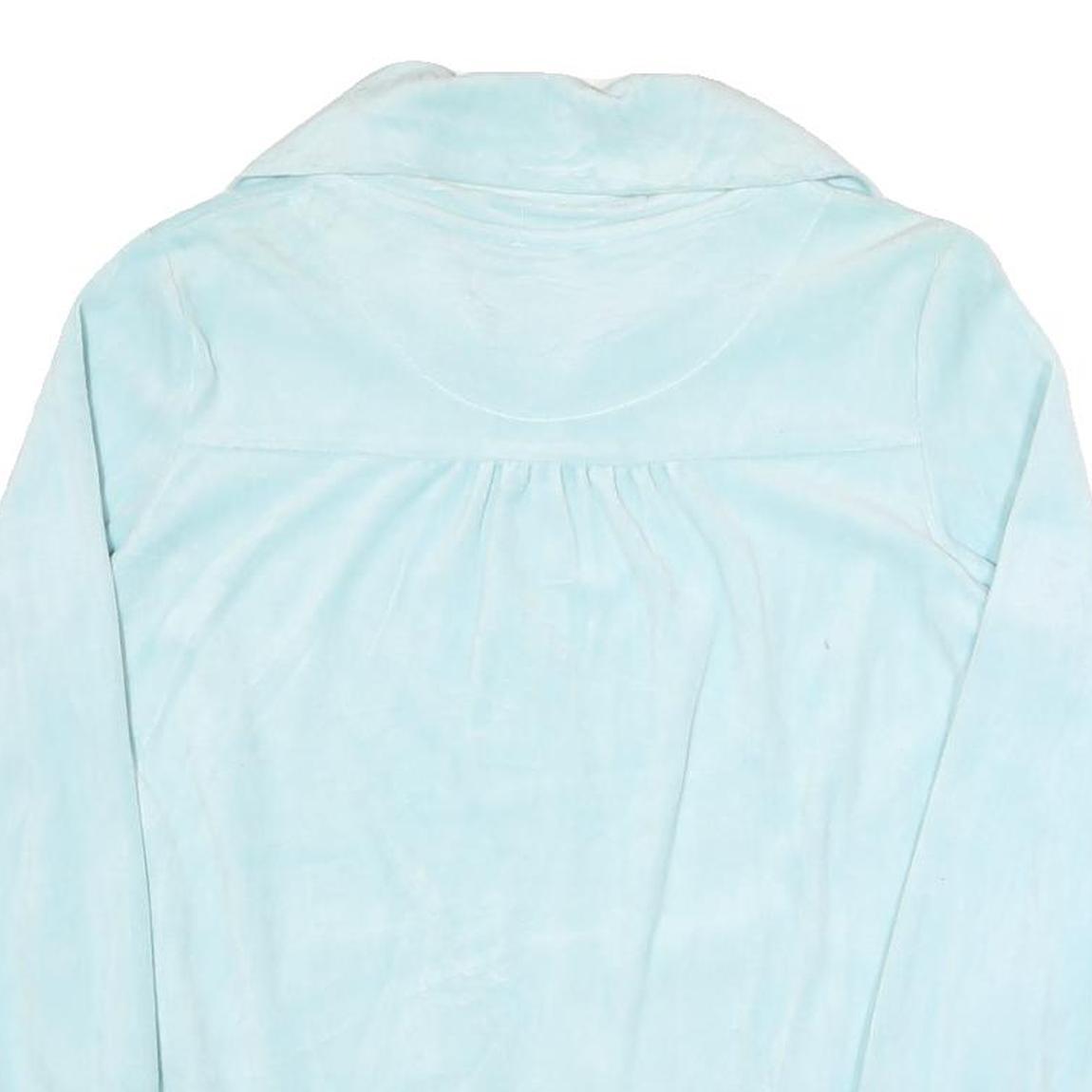 ESMARA Womens Blue Outdoor Jacket L Polyester Blend Woven Plain Zip Relaxed Fit