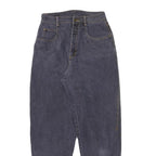 ESPRIT Womens Relaxed Black Denim Jeans W26 L30 Casual Cotton Blend Zip