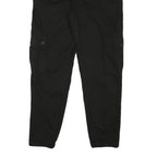 URBAN CLASSICS Mens Black Slim Cargo Trousers W32 L29 Casual Cotton Blend Zip