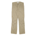 FJALLRAVEN Mens Cotton Blend Beige Regular Straight Trousers W29 L31 Outdoor