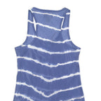 RALPH LAUREN DENIM & SUPPLY Womens Blue & White Printed Sleeveless Scoop Neck