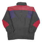 EITREL Mens Black & Red Colourblock Nylon Jacket L Zip Outdoor Winter