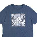 ADIDAS Mens T-Shirt Blue L