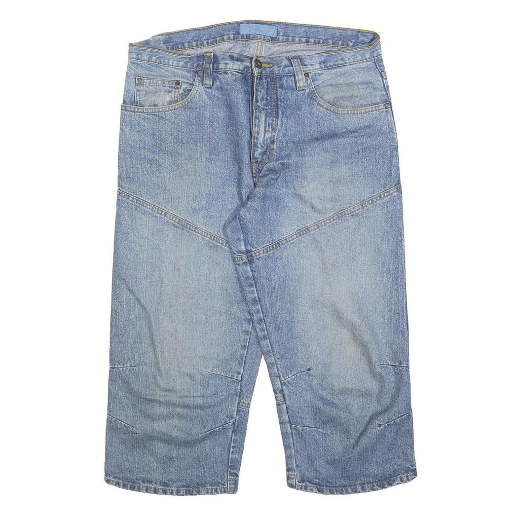 ARIZONA JEAN COMPANY Mens Shorts Blue Denim XL W38 Relaxed Fit Casual Cotton