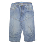ARIZONA JEAN COMPANY Mens Shorts Blue Denim XL W38 Relaxed Fit Casual Cotton