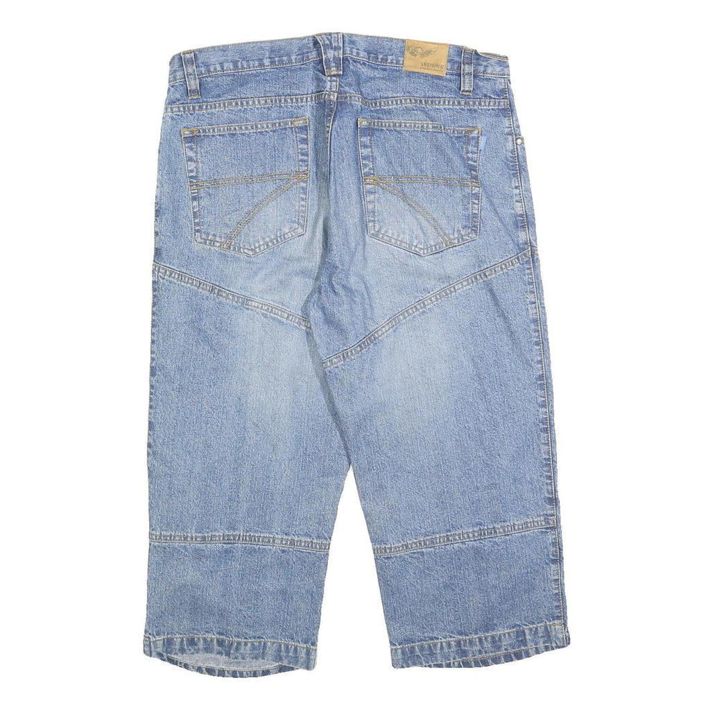 ARIZONA JEAN COMPANY Mens Shorts Blue Denim XL W38 Relaxed Fit Casual Cotton