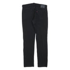 LEVI'S 511 Slim Mens Jeans Black Slim Skinny Denim W34 L32 Classic Zip
