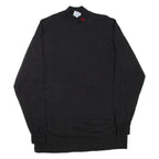 EAGLE USA Mens T-Shirt Black Long Sleeve Roll Neck L