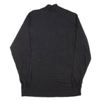 EAGLE USA Mens T-Shirt Black Long Sleeve Roll Neck L