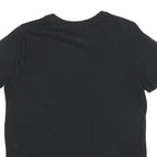 DKNY Womens Black Graphic T-Shirt M Short Sleeve Crew Neck Logo Print