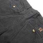 TOMMY HILFIGER Mens Cotton Navy Relaxed Tapered Trousers W33 L32 Casual Style