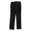 CALVIN KLEIN JEANS Womens Cotton Blend Black Regular Straight Trousers W30 L31