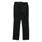 CALVIN KLEIN JEANS Womens Cotton Blend Black Regular Straight Trousers W30 L31