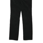 CALVIN KLEIN JEANS Womens Cotton Blend Black Regular Straight Trousers W30 L31