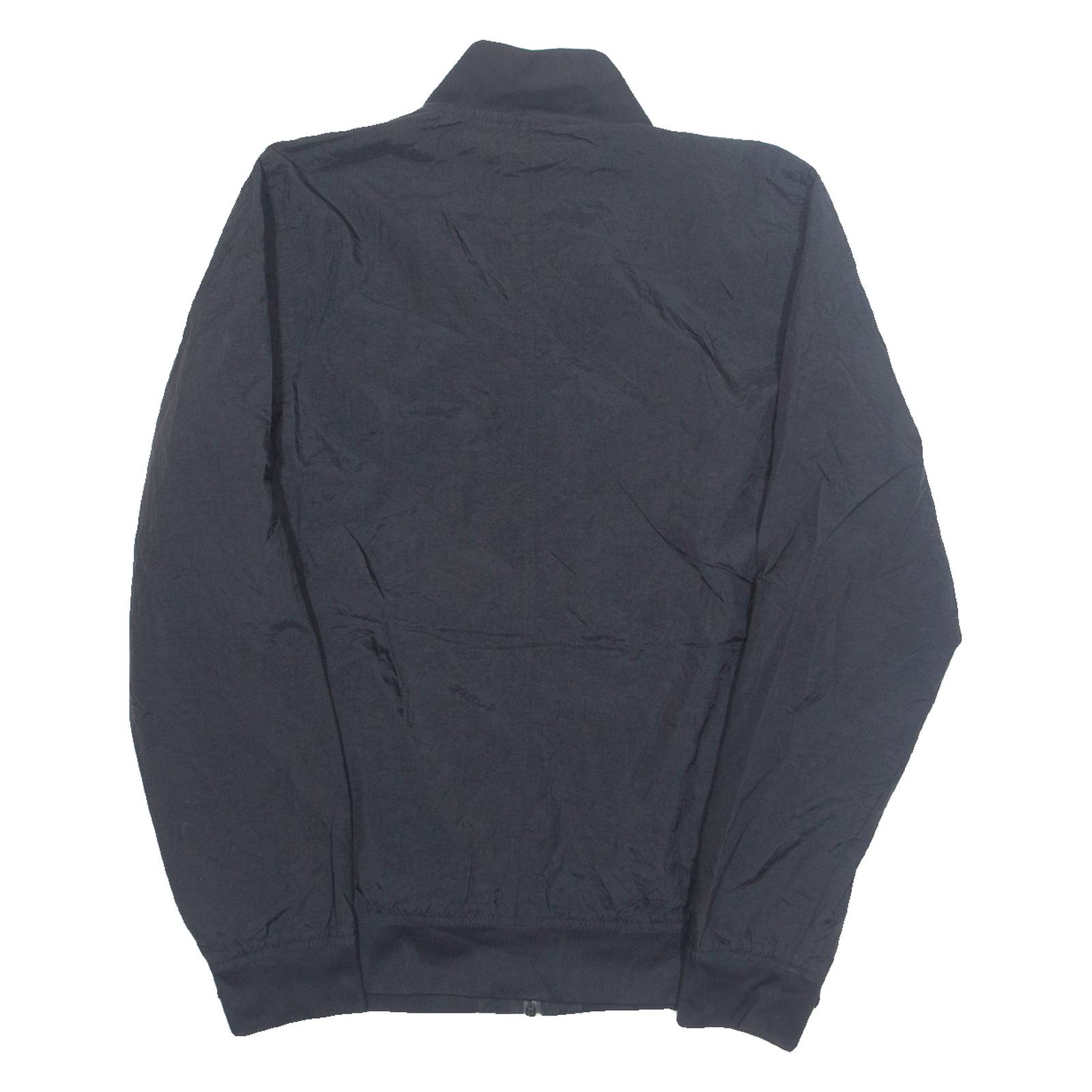 NIKE Sports Mens Bomber Jacket Black Nylon S
